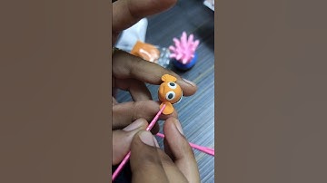 Nemo fish 🐠 with superclay#findingnemo#superclay#clayarttutorial #clayartideas #nemofish