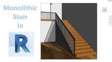 Revit Monolithic Stair in Revit tutorial