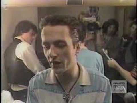 Complete interview segment of the Clash backstage at the O'Keefe Centre in Toronto, Canada with the Undertones which was originally broadcast on CITY TV's New Music Program in 1979. The New Music was hosted by JD Roberts (aka CNN's John Roberts) and Jeanne Bekker (later host of Fashion Television). This clip includes the infamous concert aftermath with Cosmo Vinyl counting the ripped out seats at the venue. This rare interview was shown/re-broadcast during the Joe Strummer death coverage.