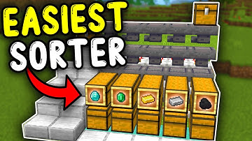 EASIEST AUTO SORTER In Minecraft 1.21+!
