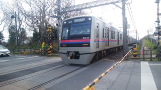 京成3000形普通京成津田沼行き京成稲毛駅発車、