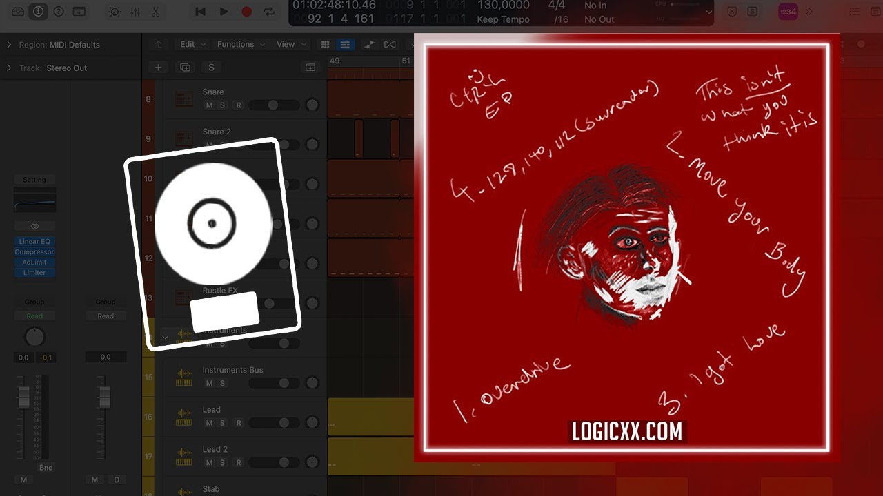 CYRIL, Rome Fortune - Overdrive Logic Pro Remake (Dance Pop) – logicxx