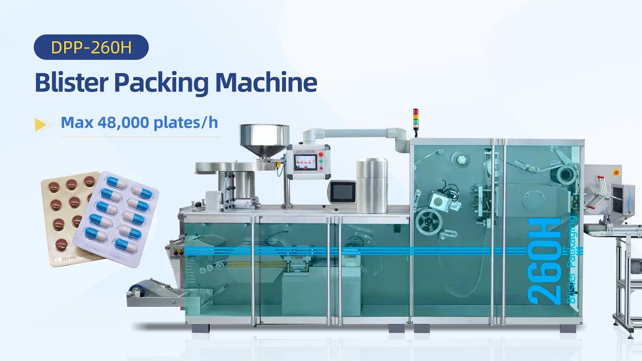 High Speed Roller Blister Packing Machine, Tablet Capsule Packaging ...