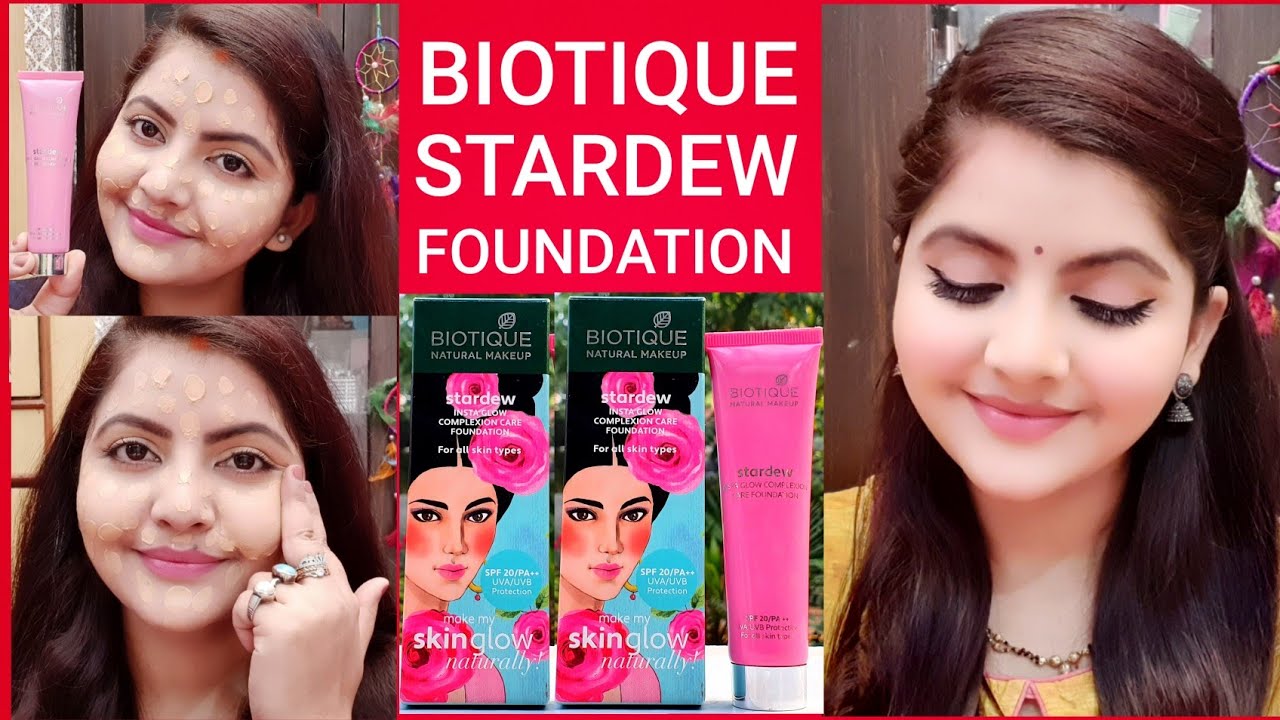 Biotique Natural Makeup Stardew InstaGlow Complexion Care Foundation