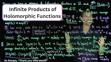 Convergence of Infinite Products of Holomorphic Functions