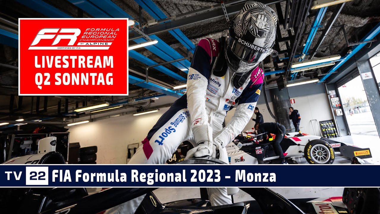 RE-LIVE Monza Qualifying 2 Formula Regional European Championship by Alpine – certified by FIA