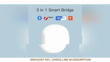 Zigbee WiFi Bluetooth Smart Multi-mode Gateway Remoter Bridge Works with Tuya Smart Life MeshHub APP