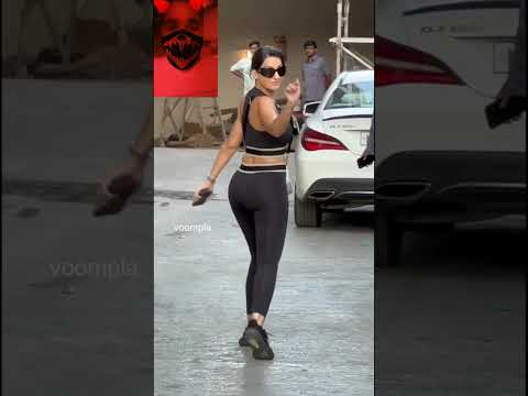 Nora Fatehi Comes Out Of The Car And Goes To The Gym Shorts Norafatehi Nora