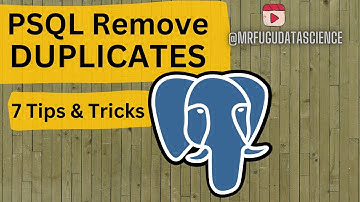 HOW TO REMOVE DUPLICATES PSQL 7 IDEAS  & TIPS | AVOID DUPLICATES PSQL TIPS