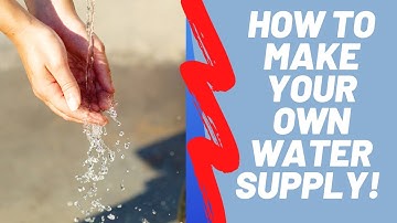 How to make your own water supply -  out of thin air!