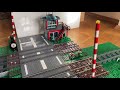 Lego - Fully automated train level crossing - motorized with Lego's "Powered up"-System