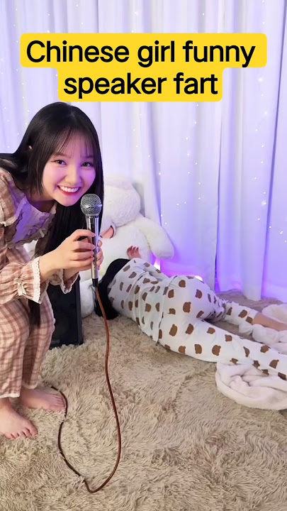 Chinese girl funny speaker fart 💨💨🤣🤣😂 #chinesegirl #fart #farts