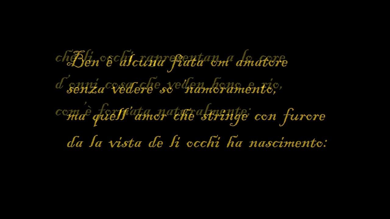 Parafrasi Amor è Un Desio Che Ven Da Core #sonetto Jacopo da Lentini -- Amor è uno desìo che ven da core - YouTube