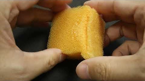 DIY elastic shape memory sponge
