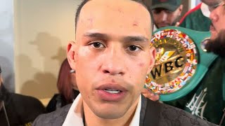 David Benavidez PARTING SHOT at Shakur Stevenson NO F**KIN ACTION style \& giving fans MONEY'S WORTH