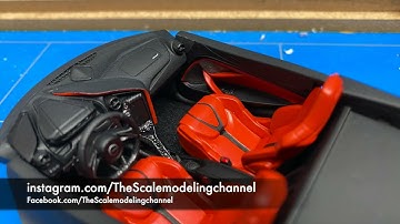 Building a Alpha Model Mclaren 720S Part 3 The Interior