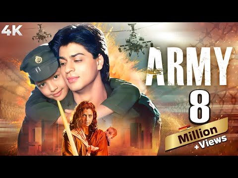 Army Full Movie In 4K | आर्मी | Shahrukh Khan | Sridevi | Danny Denzongpa| 90s Bollywood Blockbuster