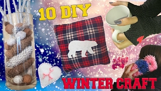 10 DIY Winter crafts HOW TO!