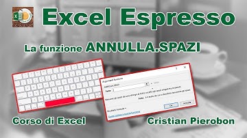 La funzione ANNULLA SPAZI  - Excel Espresso