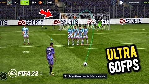 FIFA 22 Mobile ULTRA Graphics 60fps FULL MATCH Gameplay + UPDATE FIX! (BETA)
