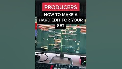 HOW TO MAKE A HARD EDIT FOR YOUR DJ SET #short