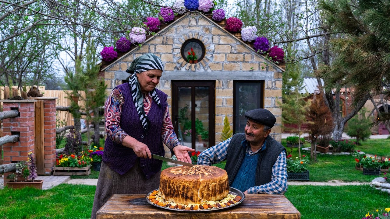 The King Dish of Azerbaijani Cuisine  SHAKH PILAF   With Beef and Pumpkin