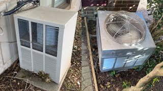 Hvac Compilation - Assorted Vintage Condensing Units Running