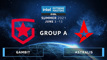 CS:GO - Gambit vs. Astralis [Inferno] Map 1 - IEM Summer 2021 - Group A