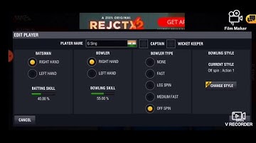 How to edit player name in wcc2 gameplay