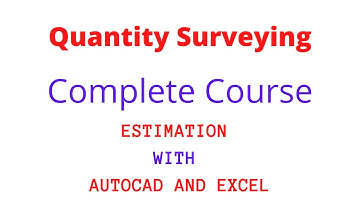 Quantity Surveying/Building Estimation Complete Course Urdu/Hindi