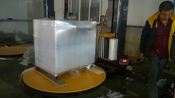 Shandong Dyehome pallet wrapper with scale(show weight by kg or lbs on the screen)