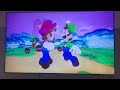 Mario Luigi saw it happen get near him they almost reach level