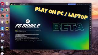 How to Download FC Mobile Beta in Laptop and PC Windows, Play FC Beta 27 on PC Without Android ‼️