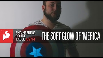 SparkFun Engineering Roundtable #23 Captain America Shield with ElastoLite