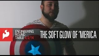 SparkFun Engineering Roundtable #23 Captain America Shield with ElastoLite