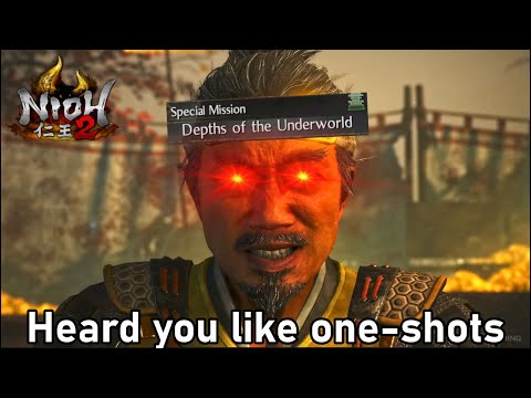 Nioh 2: Depths Of The Underworld No Quick Change/Sloth/Clay Bell Part 3 Floors 6 to 15