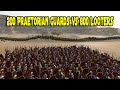 200 praetorian guards vs 800 looters  mount  blade 2 bannerlord