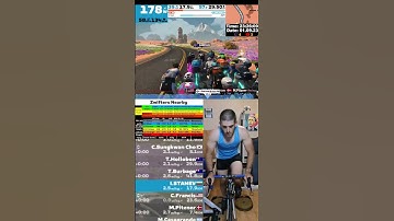 Zwift Cycling Workout Short 1.09.2023 zs #zwift #cycling #indoor #trainer #roadbike #mtb #cardio