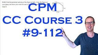 CPM CC Course 3 Chapter 9 Problem 112