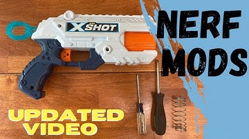 Ultimate X Shot Reflex 6/Destroyer Updated Mod Guide: Easy First Mod