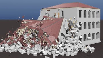 Collapse of Historic Mansion, Building #11 Overview (FP7, INACHUS, VITRUV)