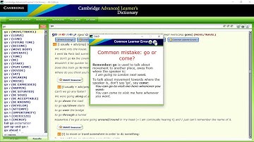 Hướng dẫn cài đặt và sử dụng từ điển Cambridge