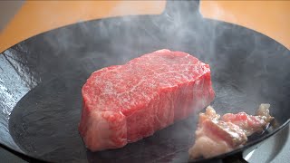 【絶対失敗しない！！】誰でも赤身ステーキをしっとり美味しく焼ける方法について肉屋が語る動画