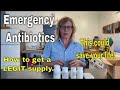 How To Get Antibiotics for Prepper Emergency Medical Kit