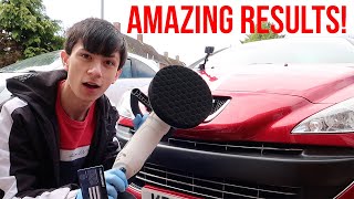 POLISHING MY MUMS CAR FOR THE FIRST TIME!