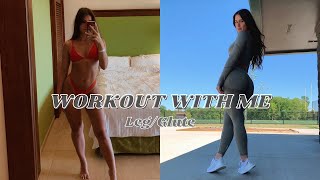 WORKOUT WITH ME/ Leg & Glutes!!!