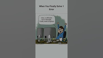 When you Solve One Error and Get another #coding #funny