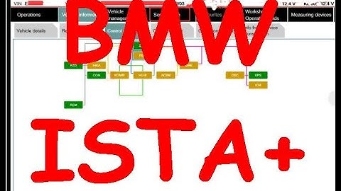 BMW ISTA+ The best way to read your BMW error codes