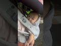 初おんぶが最高に可愛った#赤ちゃんのいる生活