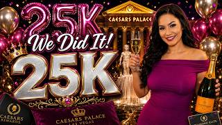 We Hit 25K Subscribers! Our Caesars Palace Celebration Was Even Better Than We Imagined